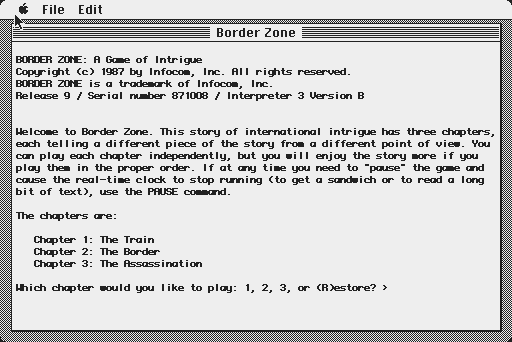 Screenshot for Border Zone r9-871008